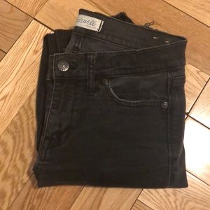MADEWELL Black Ripped Skinny Jeans
